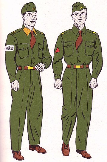 uniformoj (uniforms)